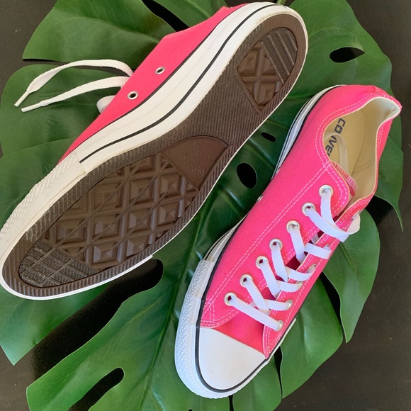 Low top Converse ‘pink paper’ - Picture 3 of 4